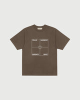 FOUR CORNERS T-SHIRT - BROWN