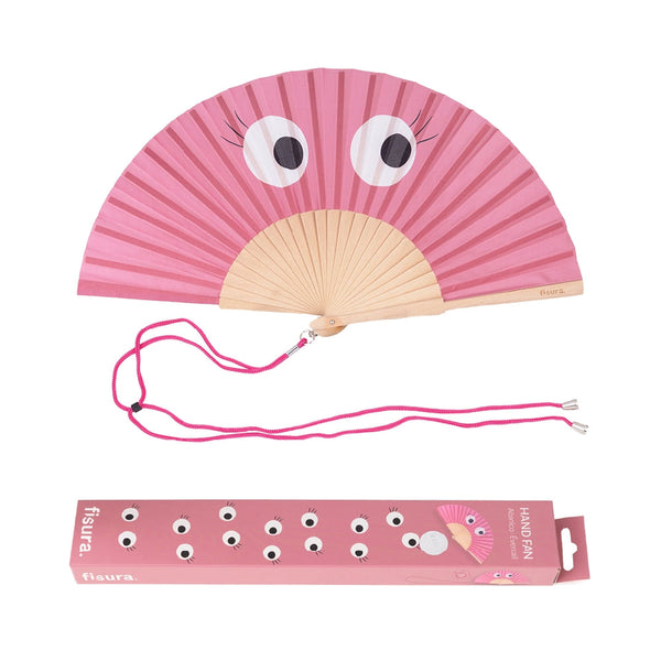 FISURA Abanico eyes pink