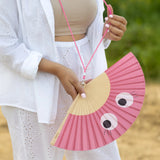 FISURA Abanico eyes pink