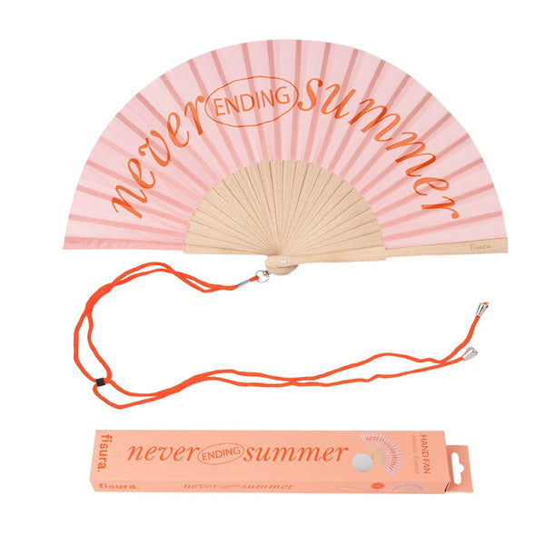FISURA Abanico never ending summer Orange