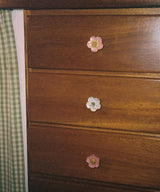Faye Flower Knob white