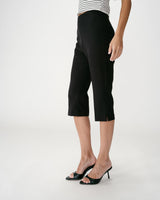 Fitted 7/8 capri pants noir Where
