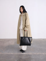 Folded Bag - Vegan leather - Black