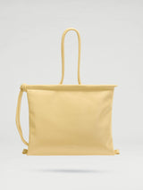 Folded Bag - Vegan leather - Butter yellow