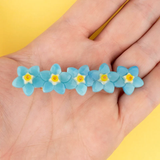 Forget me not hair clip