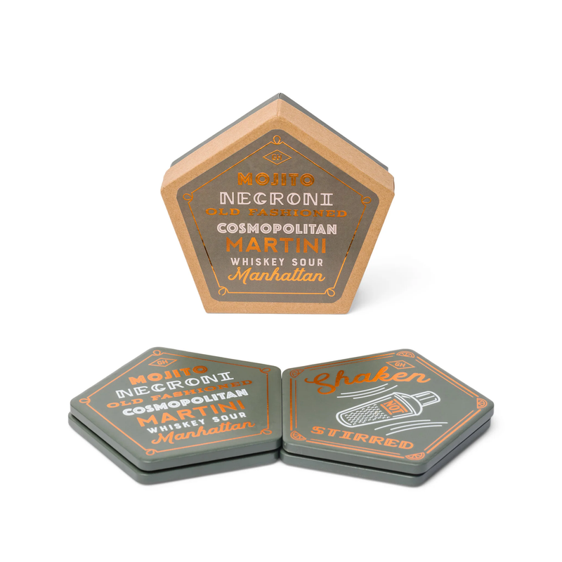 Gentlemen's Hardware Ceramic Coasters Set