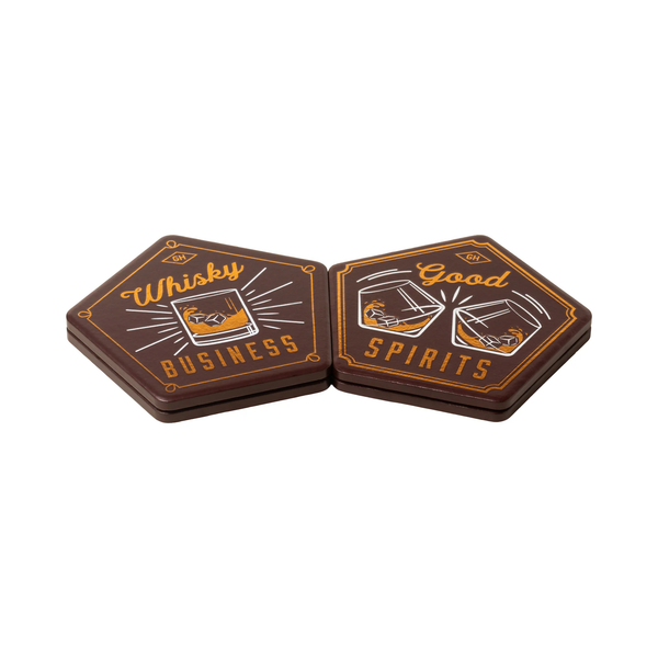 Gentlemen's Hardware Whisky Coasters Set