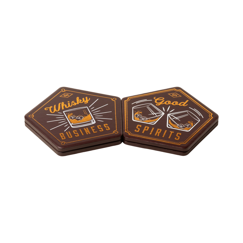 Gentlemen's Hardware Whisky Coasters Set
