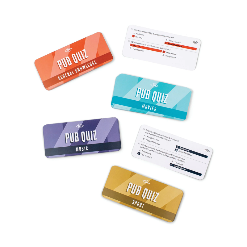 Gentlemen's Hardware Pub Quiz in a Can