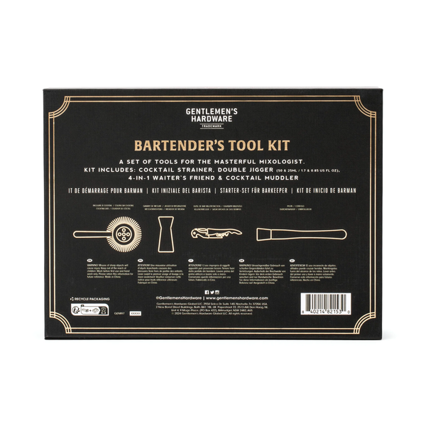 Gentlemen's Hardware Bartenders Kit