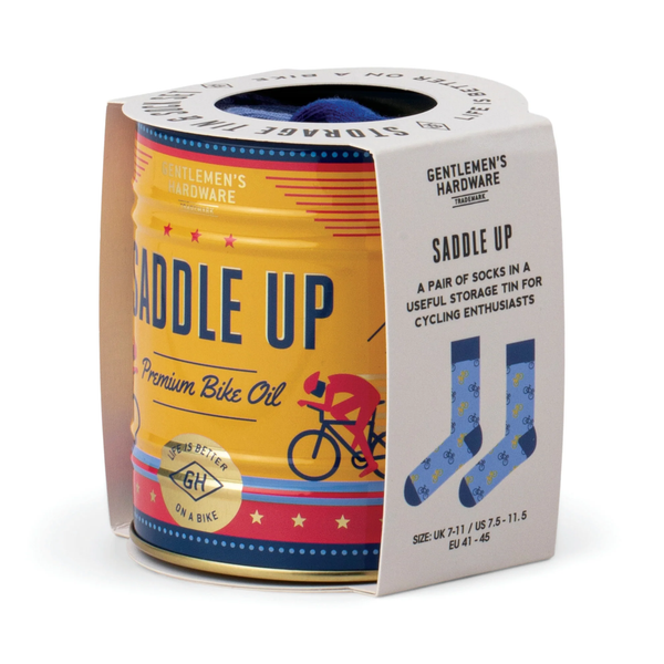 Gentlemen's Hardware Socks in a Can Bike