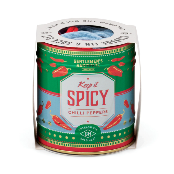 Gentlemen's Hardware Socks in a Can Chillies
