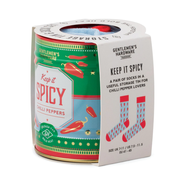 Gentlemen's Hardware Socks in a Can Chillies