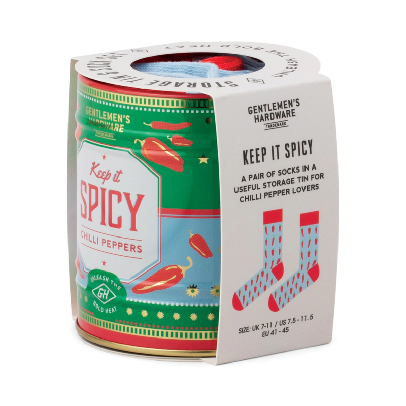Gentlemen's Hardware Socks in a Can Chillies
