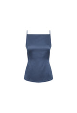 CAMILLE BACKLESS TOP - MIDNIGHT NAVY