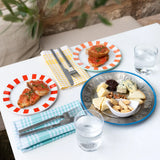 GINGHAM FABRIC NAPKINS MINT 45 X 70CM