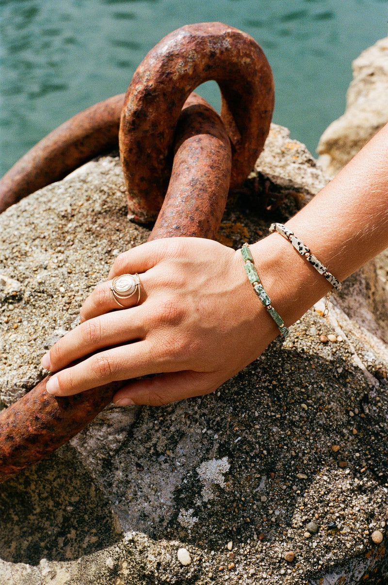 GREEN JASPER BRACELET