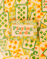 Game Night Double Deck Playing Cards - Floral