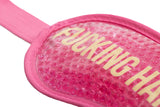 Gel Eye Mask "Fucking Hangover" pink