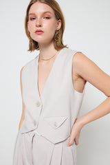 Gilet Vest (LB46HEETNT) - PERLA