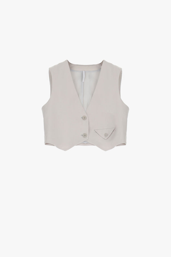 Gilet Vest (LB46HEETNT) - PERLA