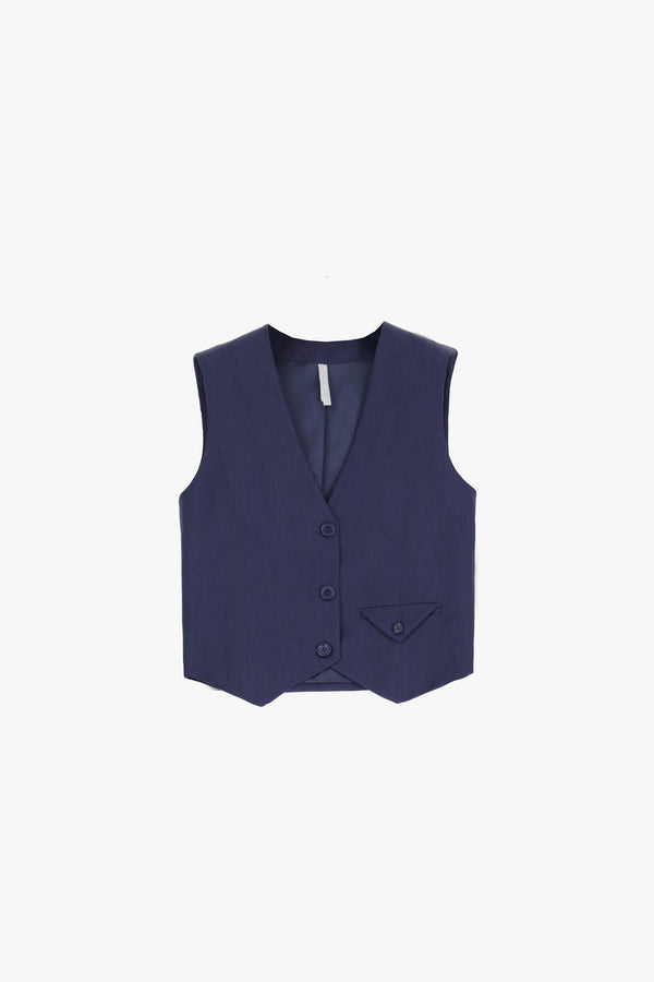 Gilet Vest (LB68HAA) - DENIM SCURO