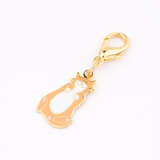 Ginger cat key ring