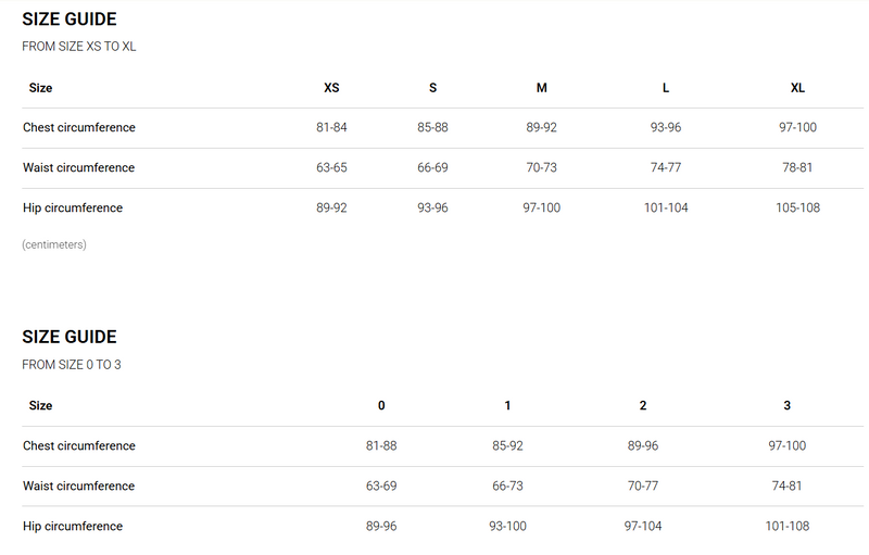 Grace&Mila_Size Chart
