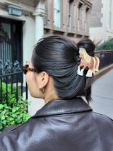 HAND-PAINTED HORSE CLAW HAIR CLIP