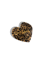 HAND-PAINTED NEW YORK HEART ACETATE CLAW HAIR CLIP