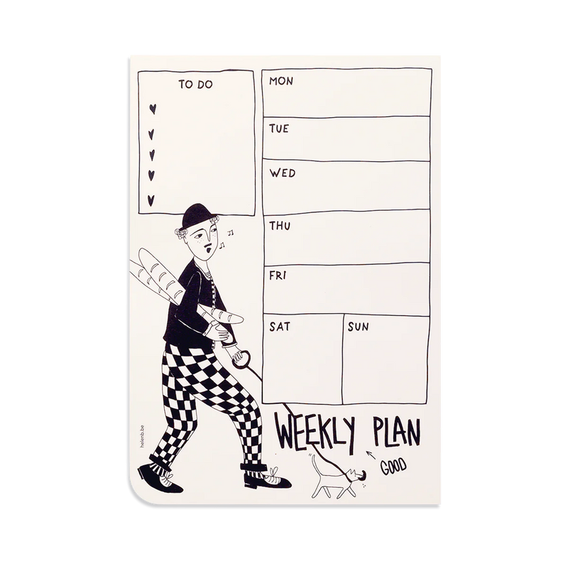 Helen B Weekly Planner Sunday In Paris