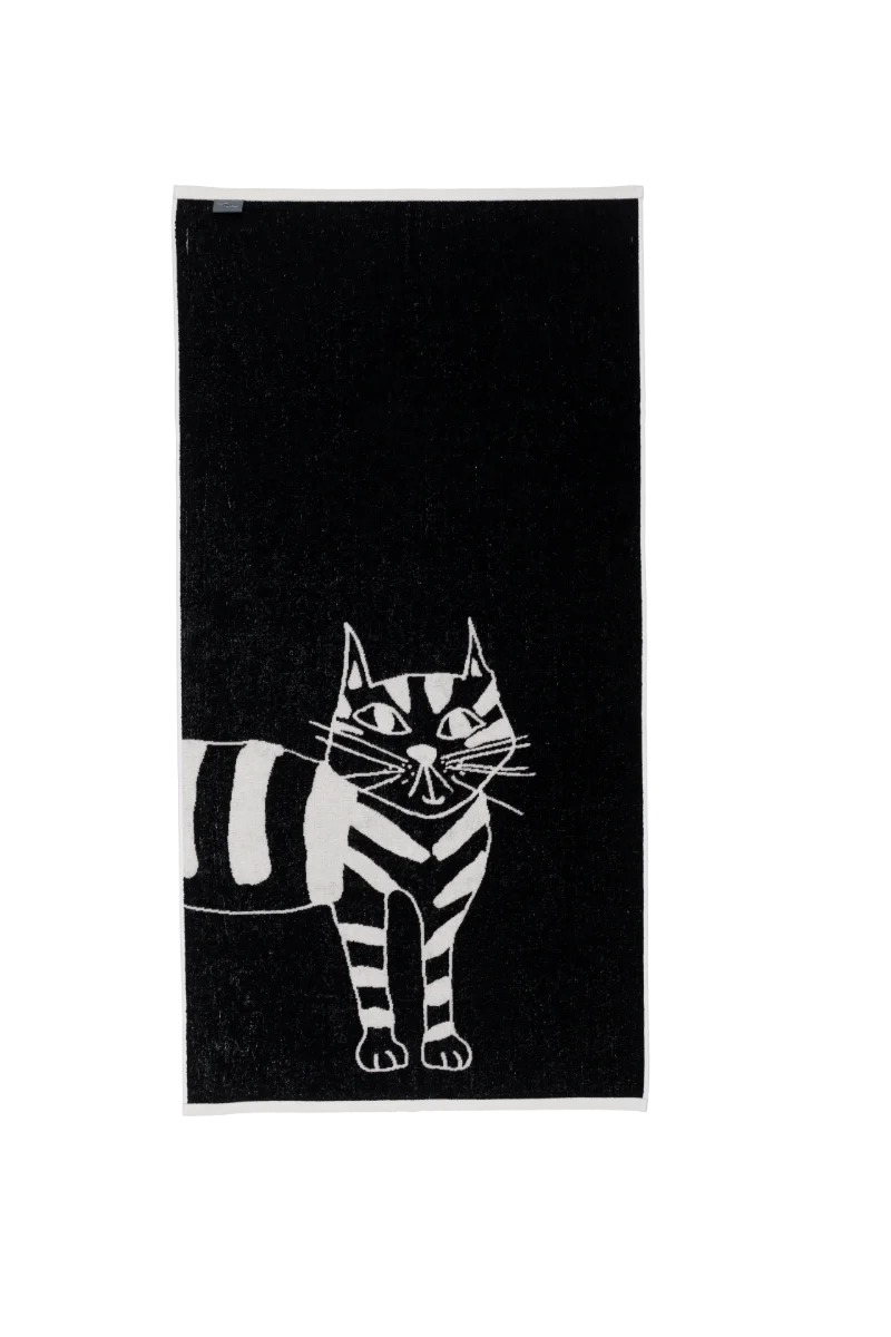 Helen B Bath Towel Cat