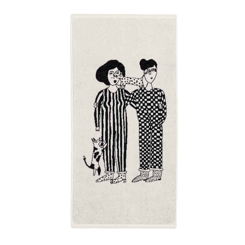 Helen B Hand Towel Set Matching Couple