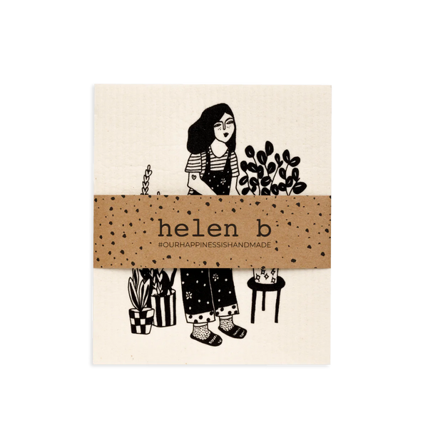 Helen B Sponge Cloth Plant Lover Coffee