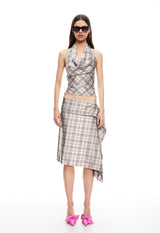 HERITAGE HALTER - BEIGE PLAID