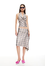 HERITAGE HALTER - BEIGE PLAID