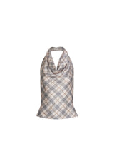 HERITAGE HALTER - BEIGE PLAID