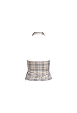 HERITAGE HALTER - BEIGE PLAID