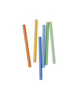 HERE'S HOW The Whistler Colored Glass Straws Set