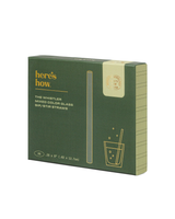 HERE'S HOW The Whistler Colored Glass Straws Set