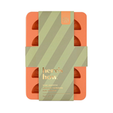 HERE'S HOW The Dotty Citrus Wedge Ice Trays Set Orange Blush Pink