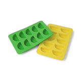 HERE'S HOW The Dotty Citrus Wedge Ice Trays Set Yellow Green