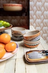 HKLiving 70s ceramics dessert bowls Reef set 