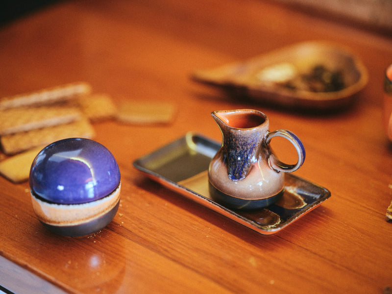 HKLIVING 70s ceramics small trays 24 hours set 2