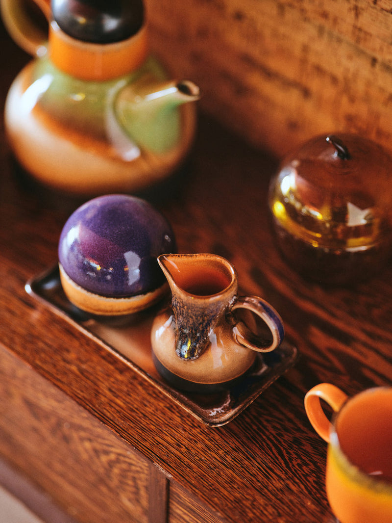 HKLIVING 70s ceramics small trays 24 hours set 2