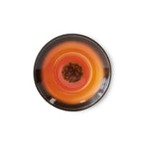 HKLIVING 70s ceramics saucers roasts set of 4