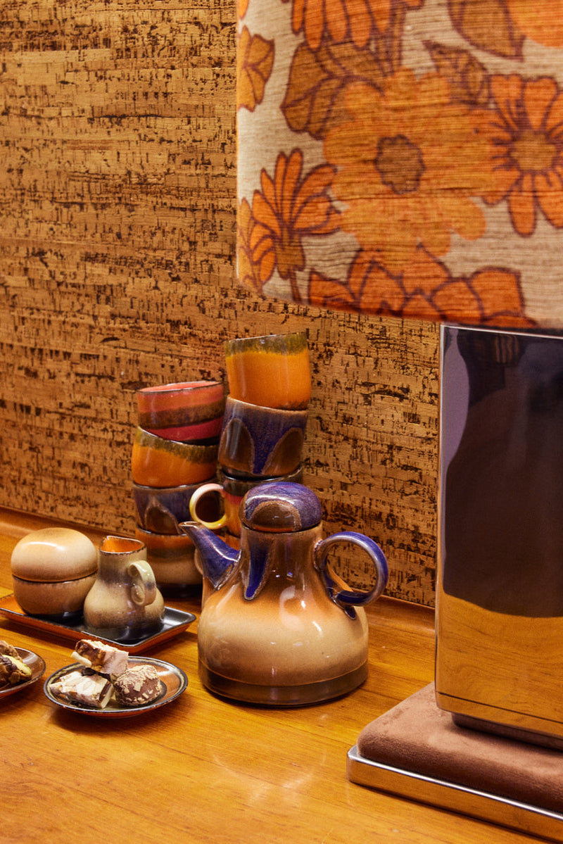 HKLIVING 70s ceramics cafe cup  java set 4