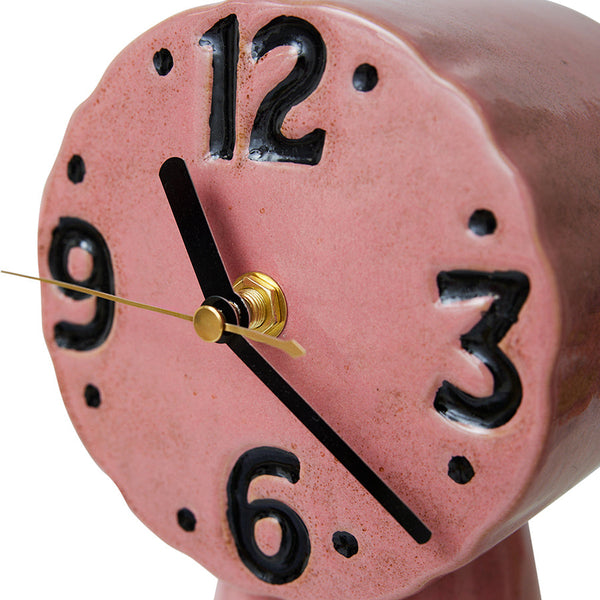 HKLIVING Retro ceramic clock pink
