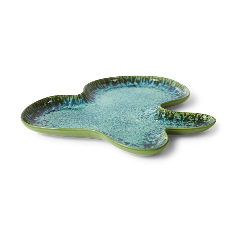 HKLIVING Shell plate teal