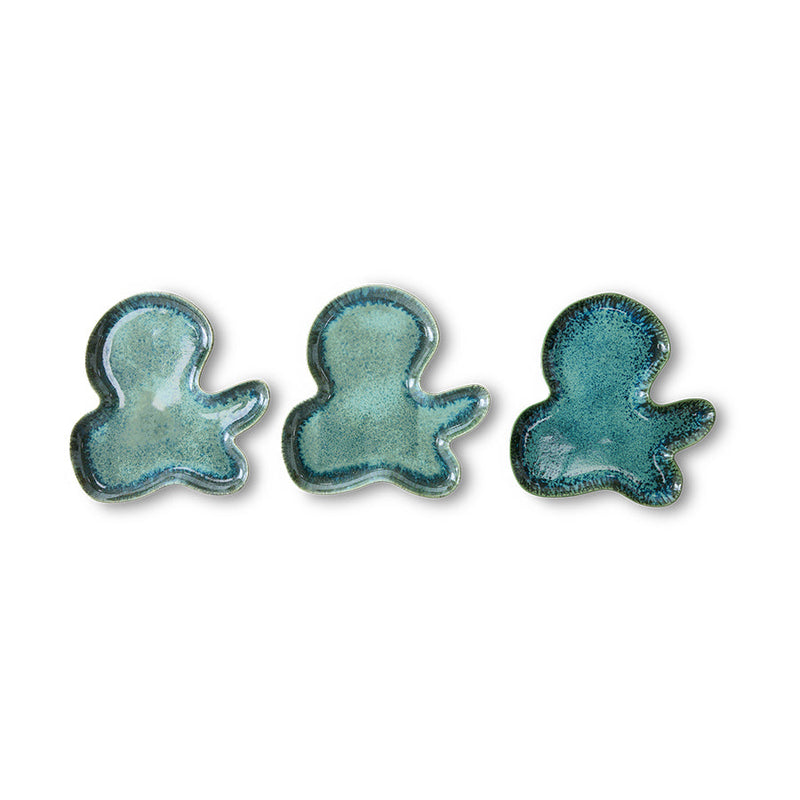 HKLIVING Shell plate teal